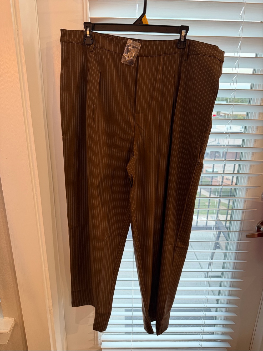 Urban Outfitters Wren Women’s Brown Pinstripe Wide Leg Pants